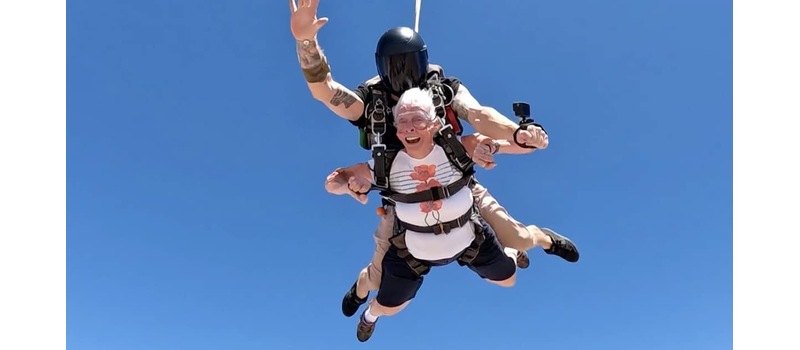 skydiving