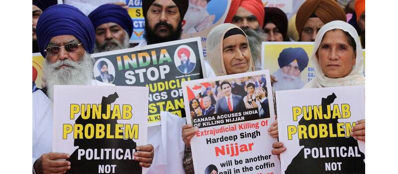 sikh community protest justice