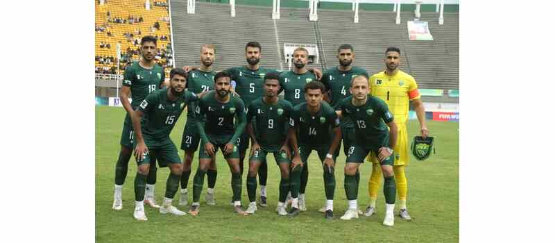 pakistan footbal team must beat saudi arab team for qualifier fifa world cup