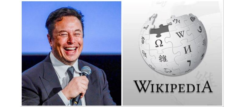 elonmusk offer to wikipedia ro change to its name to dickipedia