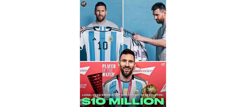 messi shirt sold 7.8b dollar