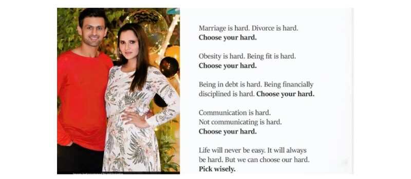 is sania mirza and shoaib malik divorced