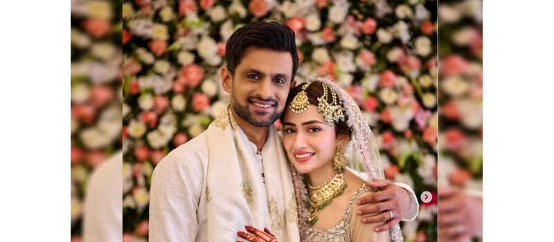 Shoaib Malik ties the knot with Sana Javed