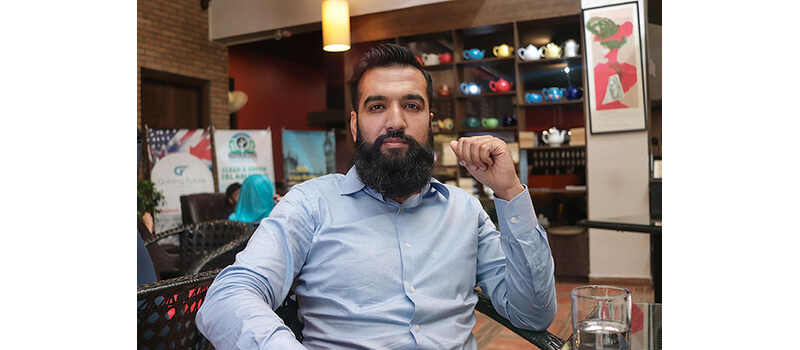 azad chaiwala, busimess expo in lahore,azad chai wala business expo in lahore