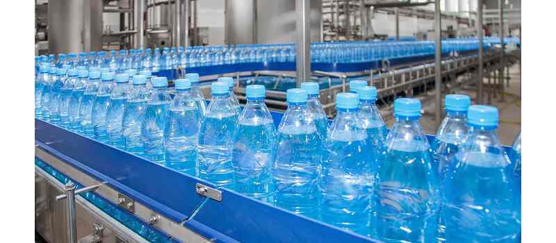 PFA seals fake bottled water units