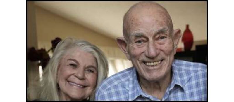 A 100-year-old man married a 96-year-old woman after 3 years of love